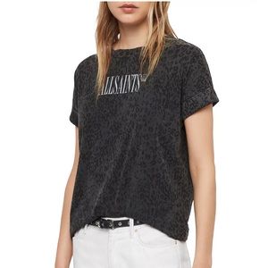 AllSaints Imogen Brackets Logo Boy Tee